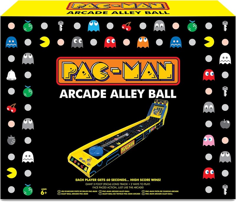 Pac-Man : Arcade Alley-Ball - Premium Series, 3 Foot Track, Lights & Sounds Tabletop Game, LED Scoreboard, Licensed, Adults & Kids 6+, 1-2 Players - Image 2